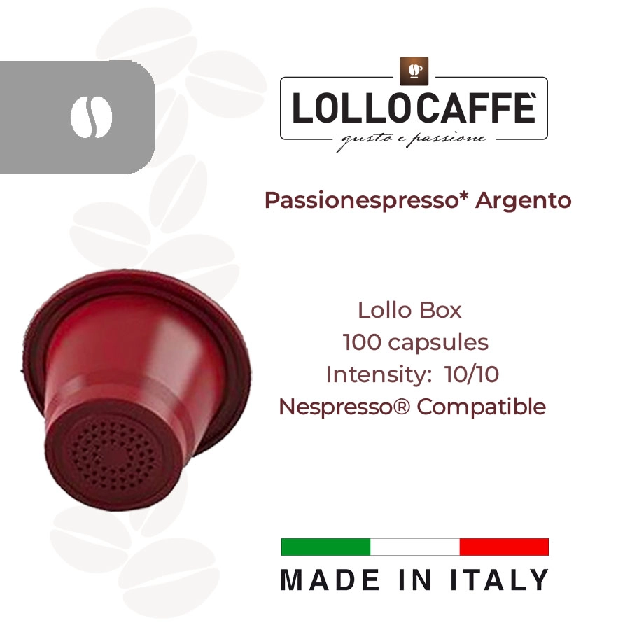 Lollo Caffe Argento Box 100 info