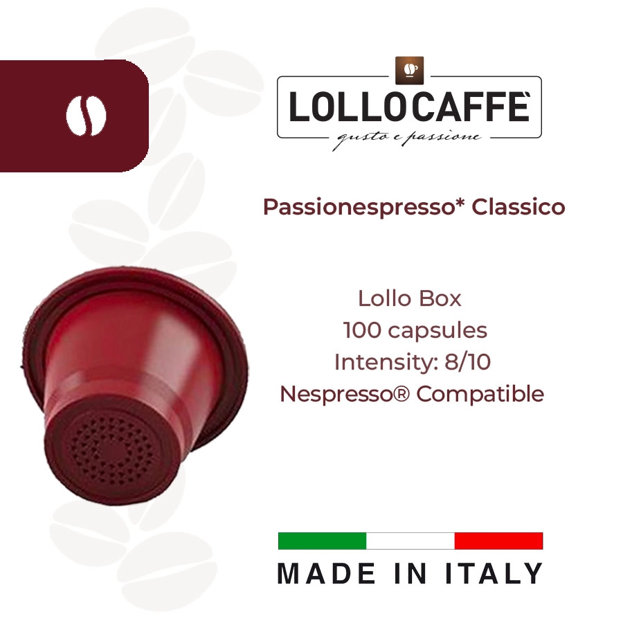Lollo Caffe Classico Box 100 info