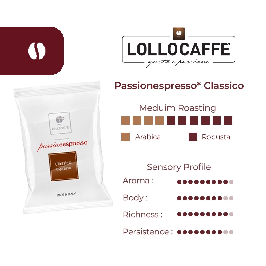 Lollo Caffe Classico Box info