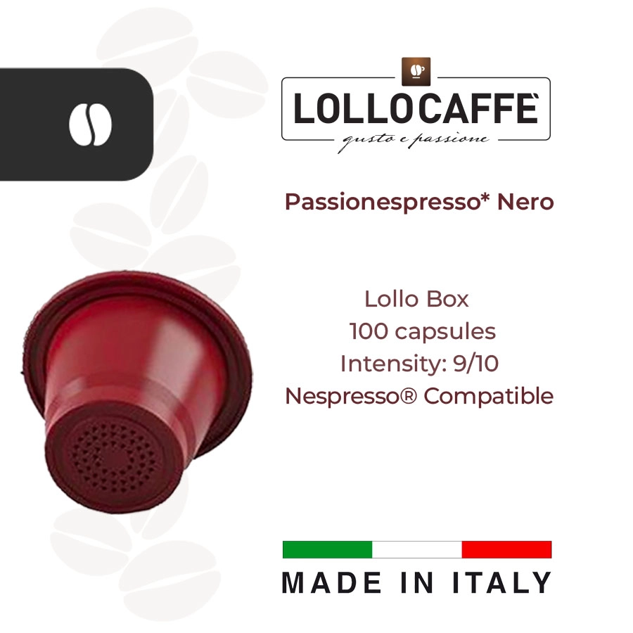 Lollo Caffe Nero Box 100 info